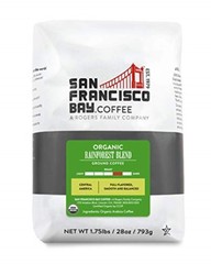 San Francisco Bay Organic Rainforest Blend Coffee 28 Ounce Medium Dark Roast