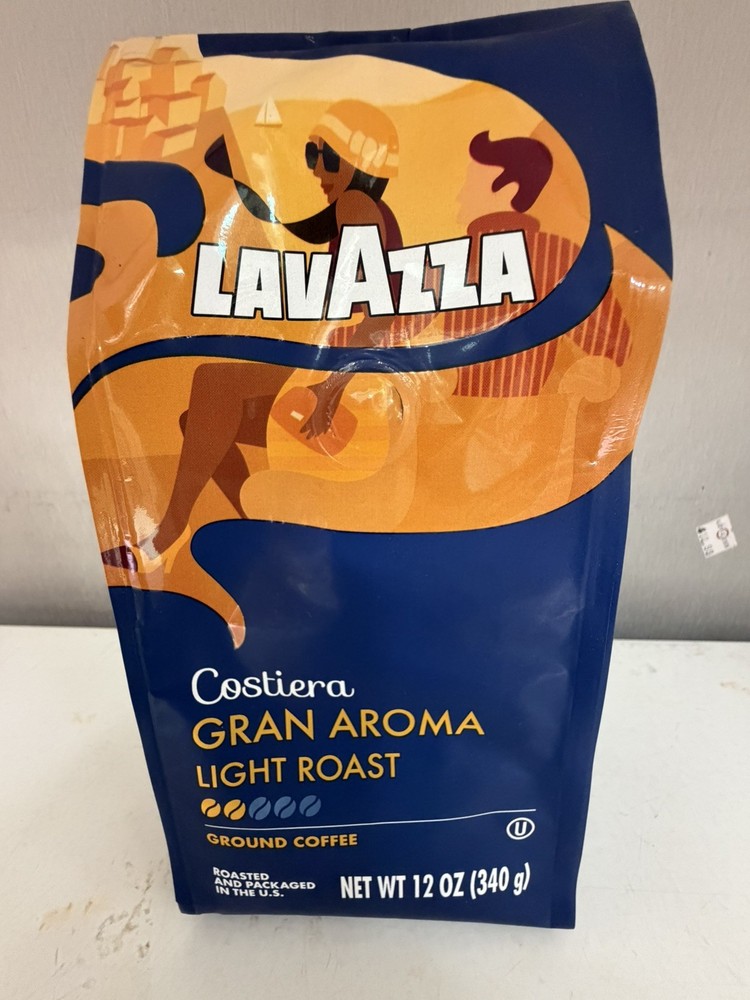 Lavazza Costiera Gran Aroma Ground Coffee Italian Spirit 12 oz.