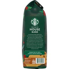 2 Packs Starbucks House Blend Medium Roast Whole Bean Coffee 40 oz Each = 80 oz