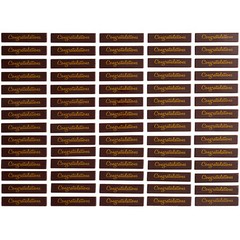 Chocolatree Congratulations Chocolate Decoration – 70/Box WS-999CTRE49857