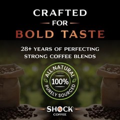 Coffee Whole Bean, The Strongest Caffeinated All-Natural Coffee, Up to 50% mo…