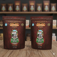 2 Packs Pablo’s Pride Gourmet Guatemala Whole Bean Coffee Medium-Dark Roast 32oz