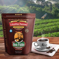 2LB Don Pablo Colombian Supremo – Medium-Dark Roast – 32 Ounce (Pack of 1)