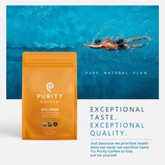 Purity Coffee BALANCE 2/3 Decaf Medium Roast Whole Bean 12oz Bag | SpecialtyG…