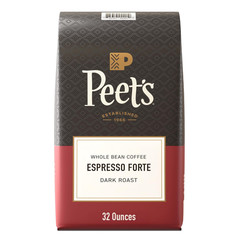 Dark Roast Whole Bean Coffee, 100% Arabica Coffee – Espresso Forte 32 Ounce Bag