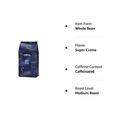 Crema Bean Coffee Blend, Light-Medium Espresso Roast, 2.2 Pound (Pack of 1)