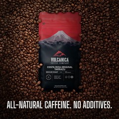 Natural Low Acidic Whole Bean Coffee Medium Roast Fresh Roasted 11 oz