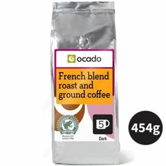 Ocado French Blend Roast & Ground Coffee – 454g (1 lbs)