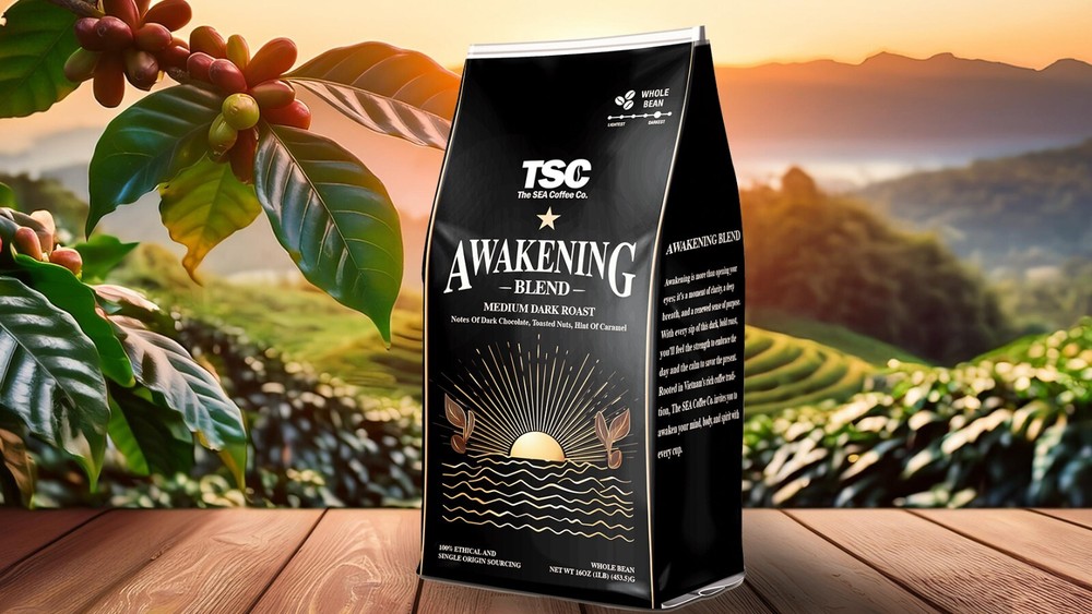 100% Vietnamese Coffee Specialty – Whole Bean Coffee – 1 Pound FRESH Roasted