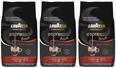 3 PACK – Lavazza Espresso Barista Gran Crema Whole Bean Coffee 2.2 Lbs Bag