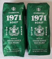 2 Bags 2026 Starbucks 1971 Anniversary Dark Roast Whole Bean Coffee