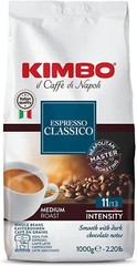 KIMBO COFFEE 1 kg CLASSIC ESPRESSO beans bag NAPLES CC