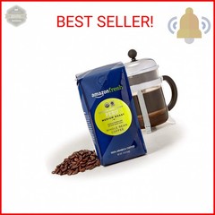 Amazon Fresh, Organic Fair Trade Peru Whole Bean Coffee, Medium Roast, 12 Oz
