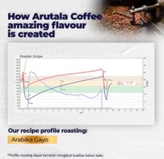 Coffee beans roasted ARABICA ACEH GAYO INDONESIA COFFEE