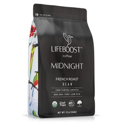 Lifeboost Coffee Midnight French Roast Bean – New ☕