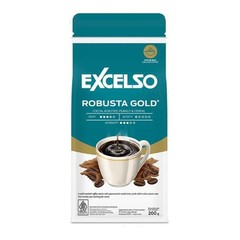 EXCELSO Indonesia Coffee Robusta Gold 200g Whole Beans or Ground Coffee