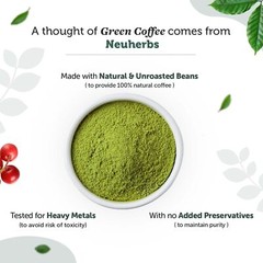 Unroasted Arabica Green Coffee Beans Powder | With Chlorogenic Acid-200grams