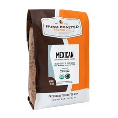 Organic Mexican Whole Bean Coffee – Medium Roast, 2 lb, USDA Certified, Mold & P