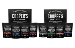 Bourbon Barrel Aged Coffee Gift Set – 4oz Whole Bean & Ground Sampler