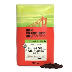 Medium-Dark Roast Whole Bean Coffee – USDA Organic