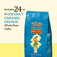 Kauai Coffee Whole Bean – Smooth, Non-Bitter 24 Ounce (Pack of 1)