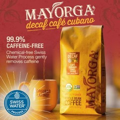 Mayorga Decaf Coffee 2lb Bag Dark Roast Organic Swiss 32 Ounce (Pack of 1)