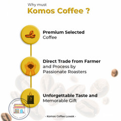 Luwak Coffee Premium Wild Civet Coffee 3 Variant Lintong Mandheling Gayo @8,8oz