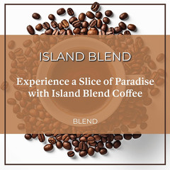 Island Blend Medium Roast Whole Bean 5-Pound Bag
