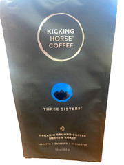 Kicking Horse Coffee Three Sisters Medium Roast Whole Bean 10 oz 6 Bags 12/2027