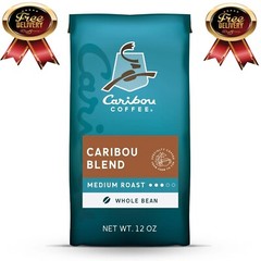 Coffee Blend Premium Medium Roast Whole Bean Coffee, Arabica, 1