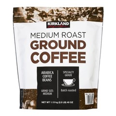 KIRKLAND SIGNATURE MEDIUM ROAST COFFEE 2.5 LB