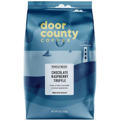 Door County Coffee Chocolate Raspberry Truffle Flavored Whole Bean 5Lb Bag