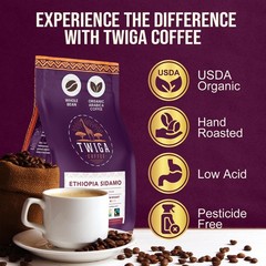 Guatemalan Premium Dark Roast Arabica Single Origin Whole Bean Coffee 12 Oz