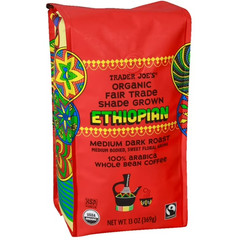 Trader Joe’s Organic Fair Trade Shade Grown Ethiopian Coffee 13 OZ