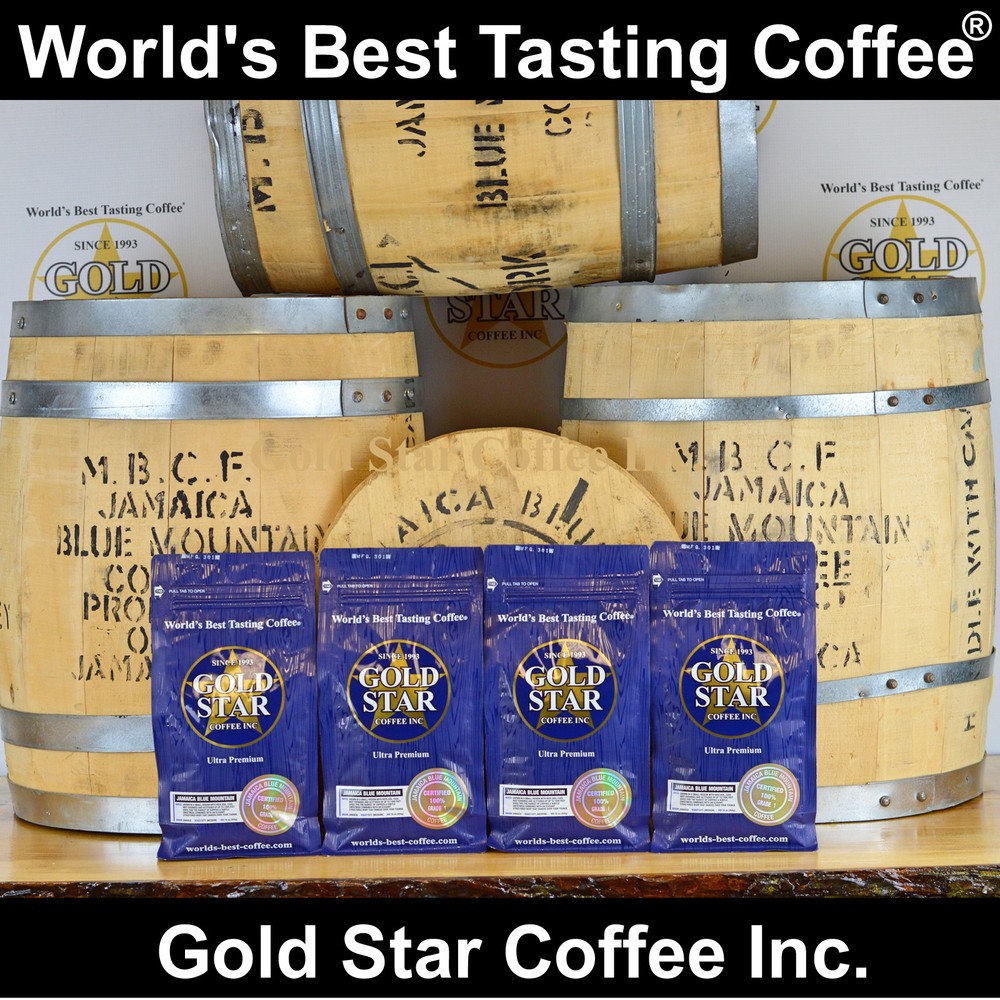 World’s Best Tasting DARK ROAST Coffee – 4 lb Jamaica Jamaican Blue Mountain