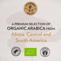 ¡Tierra! Organic for Planet Whole Bean Coffee, Light Roast, 100% Arabica, . Lb B
