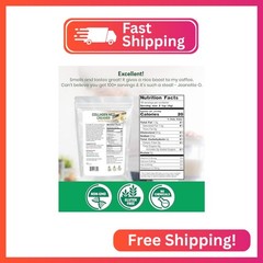 Z Natural Foods Collagen MCT Oil Creamer – Vanilla Flavor – Bulk 7 oz Size For C