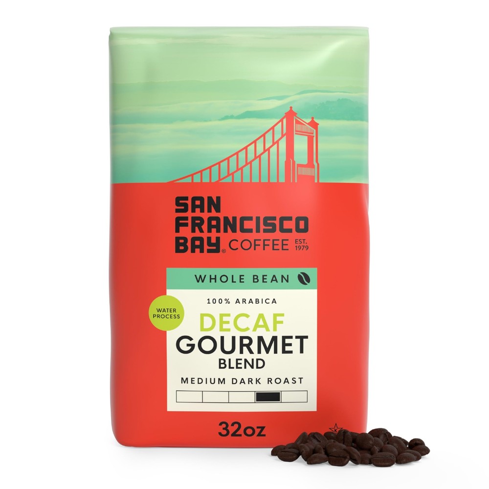 San Francisco Bay Coffee – Decaf Medium-Dark 32 Ounce (Pack of 1),