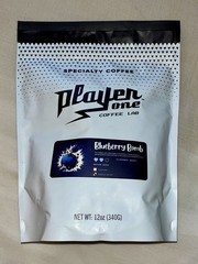 New Player One Specialty Coffee Blueberry Bomb 12oz Whole Bean Medium Roast Utah