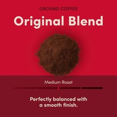 Tim Hortons Whole Bean Original Blend Ground Coffee,Medium Roast,12 oz.