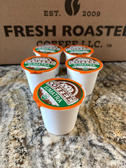 5 Fresh Roasted Coffee LLC Organic SUMATRA K Cups PODS Artisan Medium Roast Suma