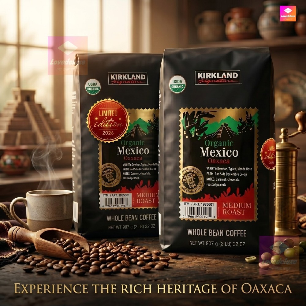 Organic Coffee Beans Kirkland Signature Mexico Medium Roast 2 Bags Cafe Mexicano