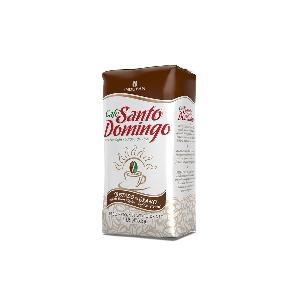 Café Santo Domingo, 16 oz Bag, Whole Bean Coffee, Medium Roast – Product from th