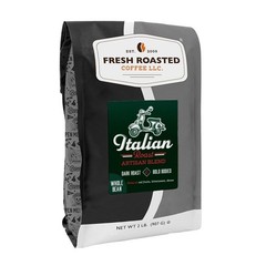 Italian Roast Dark Whole Bean Coffee 2 lb – Kosher Certified Artisan Blend