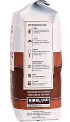 4 PACK – Kirkland Signature Espresso Blend Coffee, Dark Roast, Whole Bean, 2.5lb