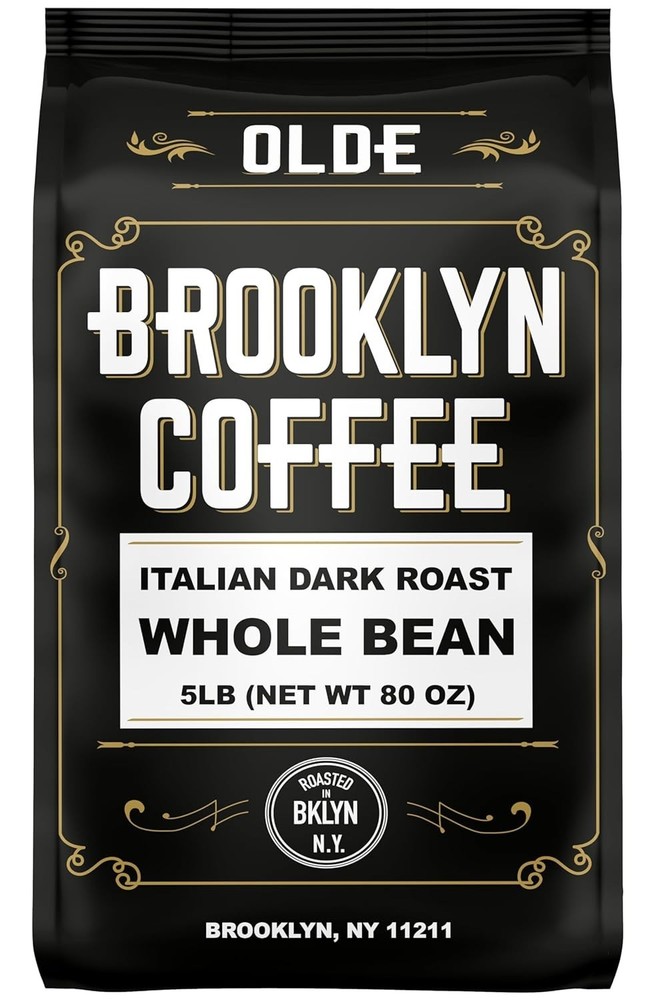 5lb Whole Bean Italian Dark Roast Coffee – Crafted for Coffee Lovers