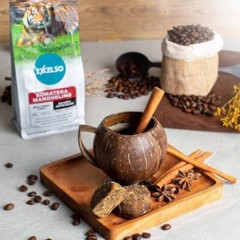 EXCELSO Indonesia Coffee Sumatera Mandheling 200g Pack of 4 Whole Bean or Ground
