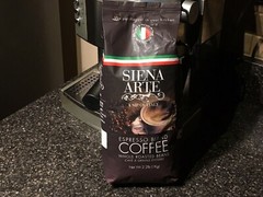 Siena Arte Espresso Blend Coffee Whole Roasted Beans 2.2 Lb. (1 Kg)