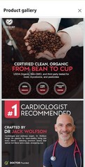 Cardiology Coffee Decaf Coffee USDA 12oz Premium Whole Bean Coffee 08/2026