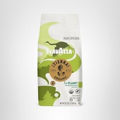 Lavazza Organic Tierra Whole Bean Coffee 2.2 lb Light Roast Italian Blend